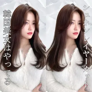 ロング カラー 韓国ヘア/髪質改善 TAKAHIROのヘアスタイル