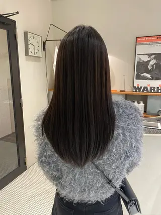 ロング 酸性縮毛矯正/ ホッタケイシのヘアスタイル