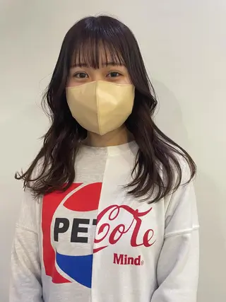 ロング silo所属・silo MOKA 顔周りカット🦦のヘアスタイル