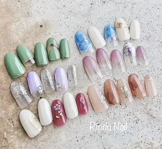 ネイル Rindu Nail 名駅miniのネイルデザイン