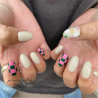 ミディアム ネイル 京橋 【39nail】のネイルデザイン