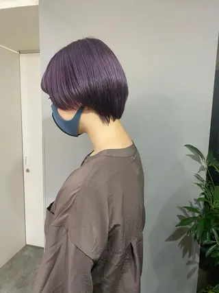 ショート カラー ヘアアレンジ ボブ /ニュアンス/ satomi🧸💖のヘアスタイル