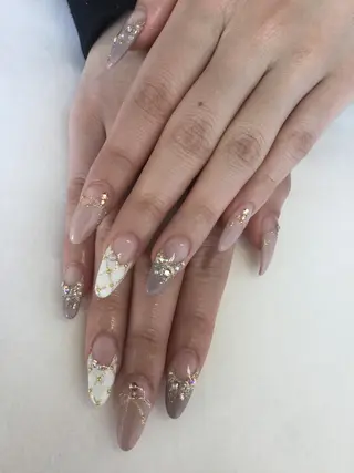 ネイル 💎🐰 saki. m 🐰💎のネイルデザイン