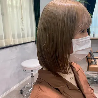 ミディアム 大久保 優香のヘアスタイル