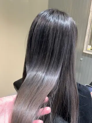 ロング カラー KIZU 髪質改善 オカルト怪談のヘアスタイル