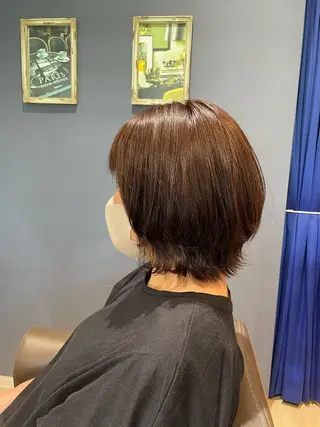 ミディアム カラー 神﨑優希 /髪質改善/艶カラーのヘアスタイル