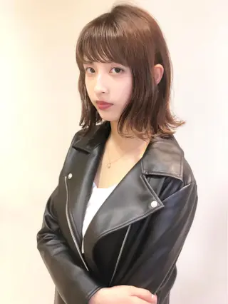 ショート カラー ディレクター ノナカのヘアスタイル