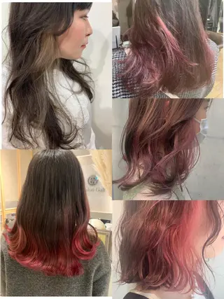 カラー ラベンダー/レイヤー スタイル🤎mamiのヘアスタイル