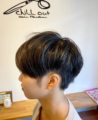 ショート ヘアアレンジ chill out 南塚口本店のヘアスタイル