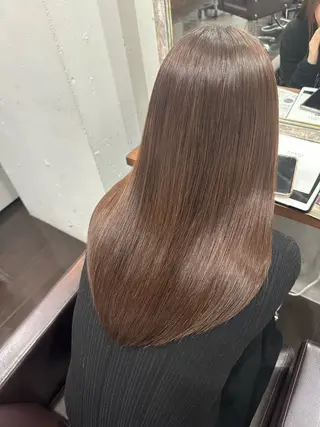 セミロング DANY🦋名駅✂︎ 艶髪/透明感カラーのヘアスタイル