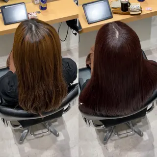 ロング カラー 髪質改善ヘアケア 艶髪特化/上田のヘアスタイル