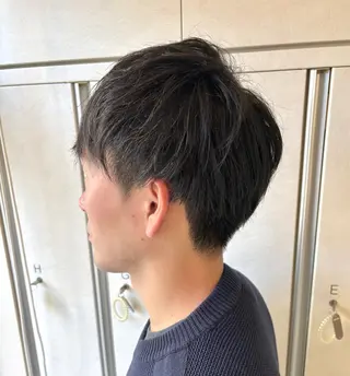 ショート メンズ Iris by artina 武蔵小杉店【イリス バイ アルティナ】所属・🎼レイヤー/顔周り カット/nene♬のヘアスタイル