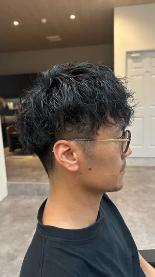 パーマ メンズ Agu hair muta 大牟田所属・スタイリスト 大山佑将のヘアスタイル