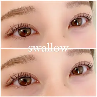 マツエク・マツパ swallow 奈良西大寺店のマツエク・マツパデザイン