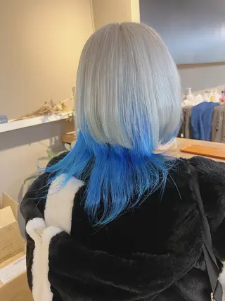 ロング カラー daiki 原宿のヘアスタイル