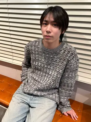 ミディアム メンズ 優作 〜圧倒的信頼〜のヘアスタイル