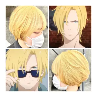 ショート カラー GARU-ガル-所属・TSUNO🦖 派手髪/オタク美容師のヘアスタイル