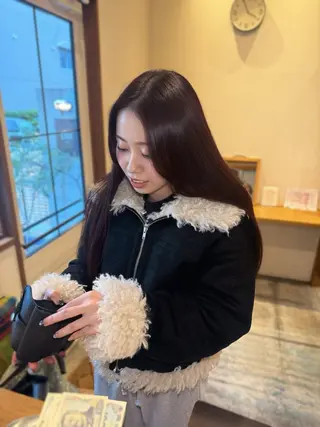 ロング カラー ‎🤍江坂 ハヤシアヤナ‎🤍のヘアスタイル