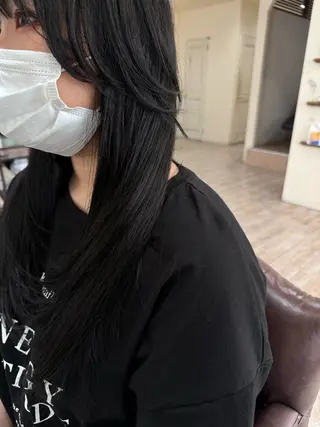 ロング カラー ヘアアレンジ 新越谷noble店長 松本拓也▶◀*.のヘアスタイル