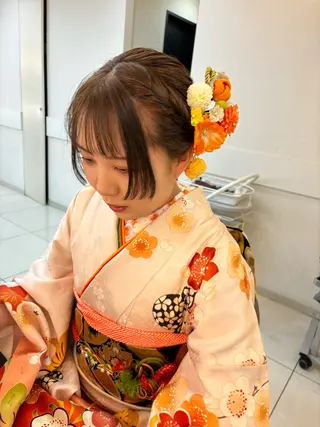 ヘアアレンジ Iris by artina 武蔵小杉店【イリス バイ アルティナ】所属・🎼レイヤー/顔周り カット/nene♬のヘアスタイル