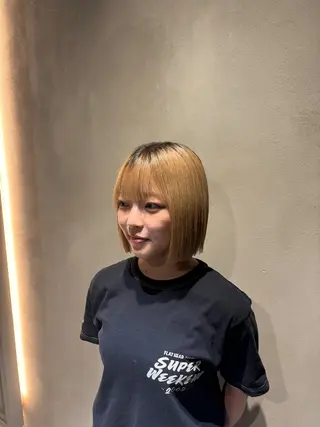 ショート ️🩵RINKA/ ハイトーンカラー🩵のヘアスタイル