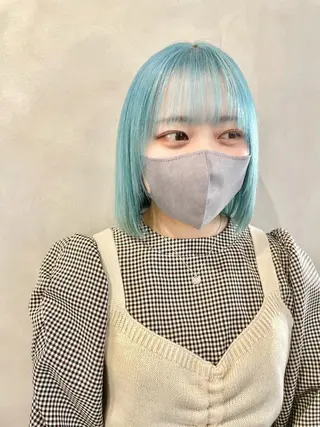 ショート カラー ブロンド×ハイトーン ／遠藤将太のヘアスタイル