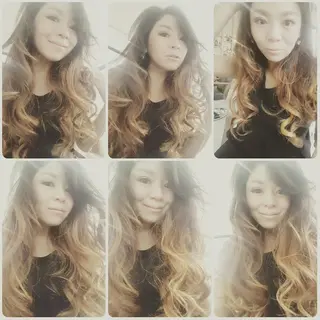 ロング カラー spa hair  ark 富井直美のヘアスタイル