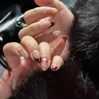 ネイル By moonネイル 🌷ワンホン/韓国風のネイルデザイン