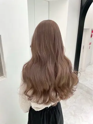 ロング カラー 盛れる上質ワンホン ヘア🤍YUME🤍のヘアスタイル