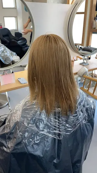 ミディアム カラー メンズ soi所属・ケアブリーチ/ツヤ髪 /ハイトーン/西村のヘアスタイル