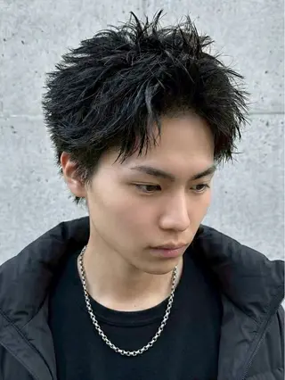 ショート メンズ メンズサロンHEADSTOCK大和八木店所属・メンズカット/メンズ パーマ/TOMOのヘアスタイル