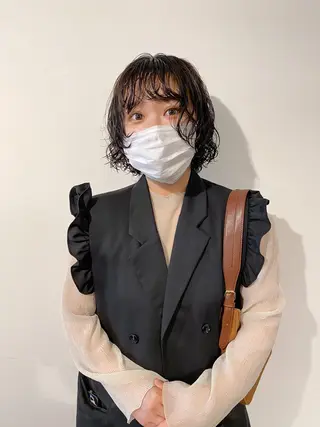 ショート パーマ レイヤー/パーマ /ウルフ/nabeのヘアスタイル