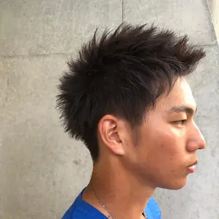 メンズ 森本裕/オーナー/ スパイラルパーマのヘアスタイル