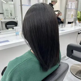 カラー 透明感スタイル 💖ブリーチなしのヘアスタイル