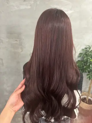 カラー ✨ブリーチなし透明感 ✨カラー💍Yuriのヘアスタイル