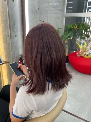 ミディアム 似合わせボブ🌺 艶髪特化💗村松優斗のヘアスタイル