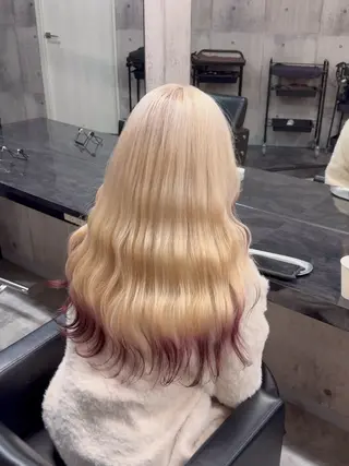 カラー 心斎橋ハイトーン特化 midori🍀のヘアスタイル