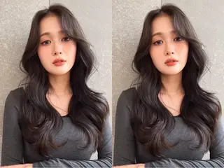 ロング カラー レイヤー/髪質改善 /透け感カラー/艶髪のヘアスタイル