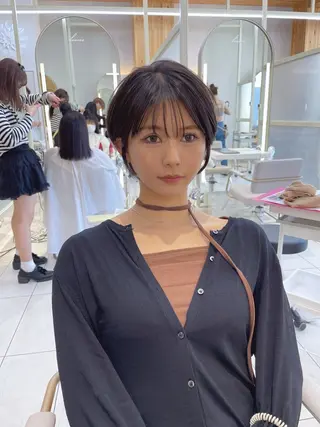 ショート 顔周り/透明感カラー /韓国ヘア/TAKUのヘアスタイル