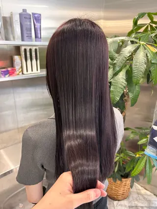 セミロング カラー 冬っぽカラー/ マツエク/ゆきなのマツエク・マツパデザイン