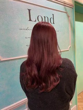 セミロング カラー 大宮/透明感カラー＆ 美髪矯正🎀ゆづきのヘアスタイル