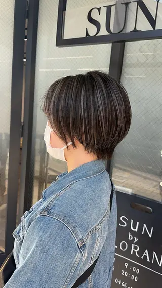 ショート おのだ あやなのヘアスタイル