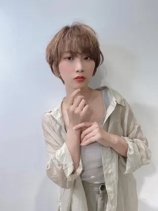 ショート カラー 愛瀨健一郎 /髪質改善のヘアスタイル