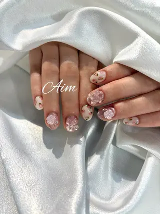 ネイル ネイルサロンAim河原町[ヘアセット　ヘアエクステ　着付　専門店]所属・Aim🌿 kanaのネイルデザイン