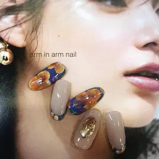 ネイル arm in arm ︎✿Yamamotoのマツエク・マツパデザイン