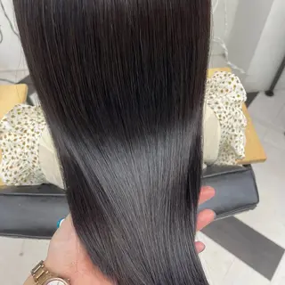 セミロング カラー パーマ ヘアアレンジ メンズ mona/ ストレートスタイル✨のヘアスタイル