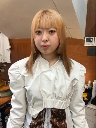 セミロング カラー chapter 問屋町 【チャプター】所属・chapter/ natsumiのヘアスタイル