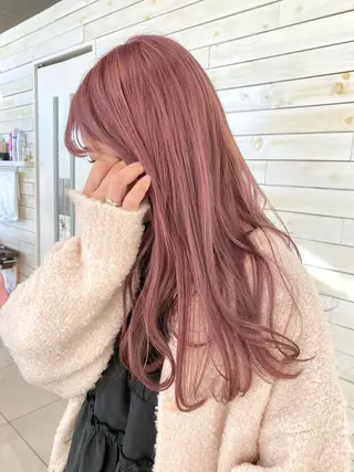 ロング カラー riho/ブリーチ/ デザインカラー/辻堂のヘアスタイル