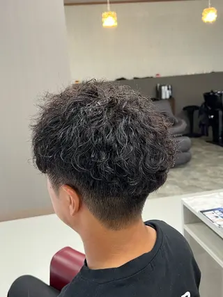 ショート パーマ メンズ KEN 🌟のヘアスタイル