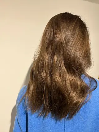 セミロング kuwabara yuunaのヘアスタイル